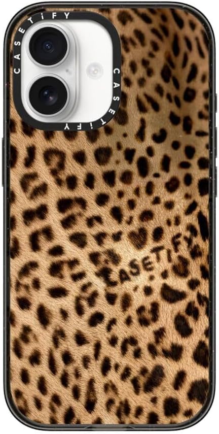 CASETiFY Impact iPhone 17 Case [Slim/Compatible with Magsafe / 8.2 ft. 4X Military Grade Drop Protection] - Jaguar - Clear Black