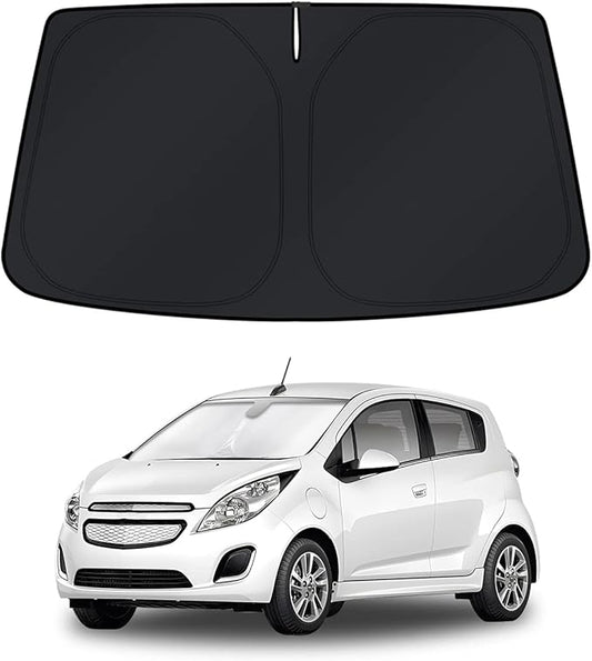 KUST Windshield Sun Shade for Chevy Spark 2013-2014 2015 2016 Window Accessories Shade Sun Visor Cover Foldable Block UV Rays
