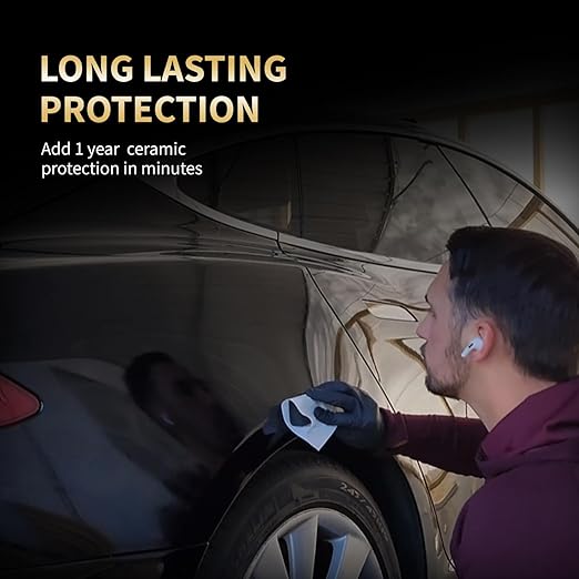 9H Ceramic Coating, Nano Ceramic Coating for Cars, High Gloss & Hydrophobic Paint Sealant Protection, 30ML