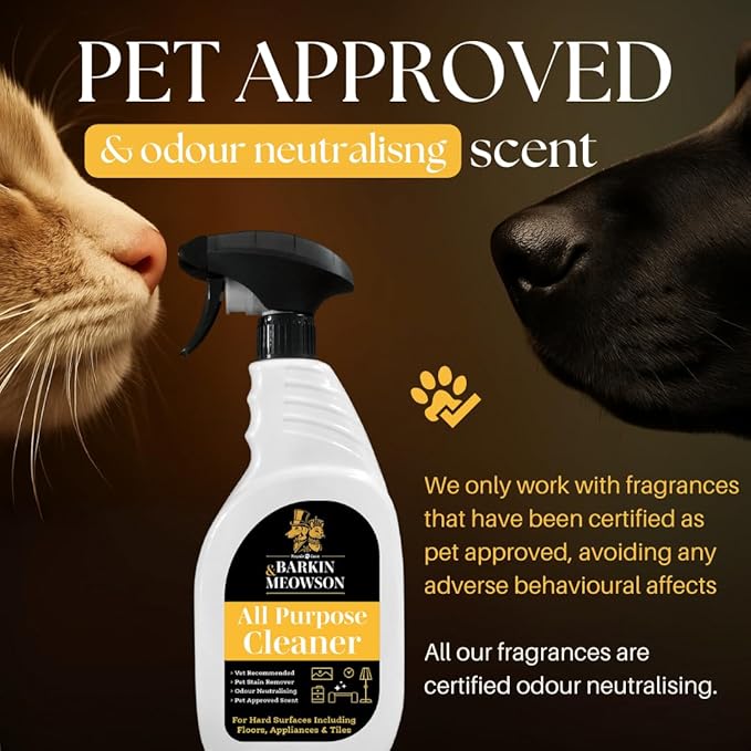 Barkin & Meowson Odor Neutralizing All Purpose Cleaner Spray 450ml / 15.83 fl.oz - Cleaning Spray for Hard Surfaces