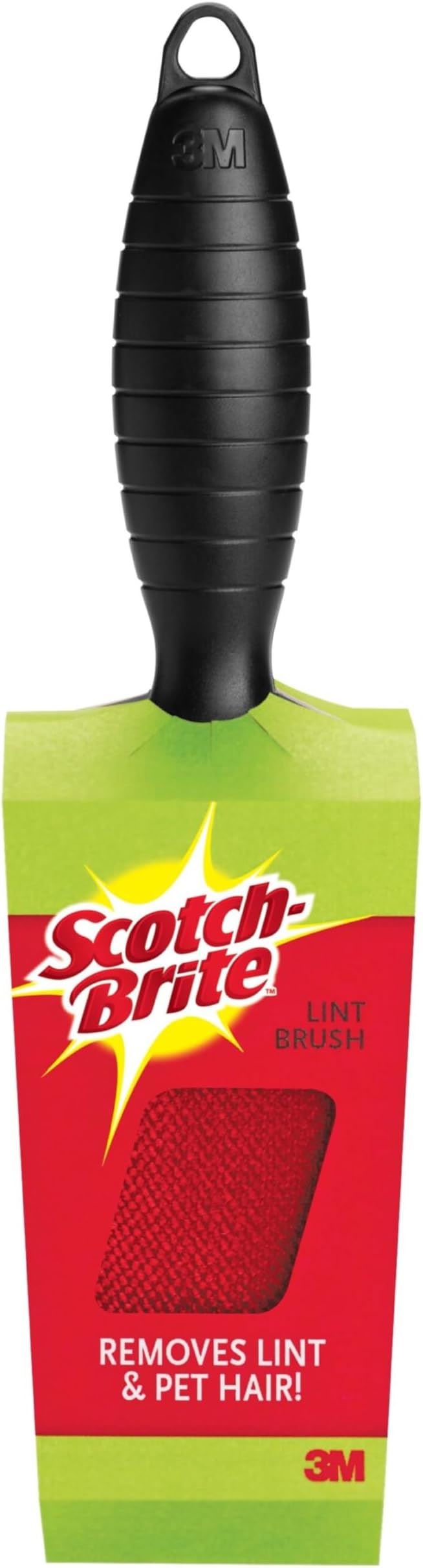 Scotch-Brite Lint Brush, Lint Remover for Pet Hair, Cat Fur, Dog Fur and Fluff, Great for bedding, Sofas, & Clothing, Resuable, Double-sided Head, No adhesive, 1 Pack