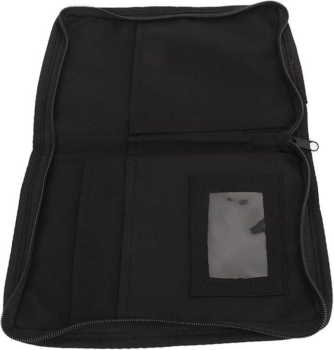 Car Document Holder, Car Glove Compartment Organizer 6 Pockets Multifunctional Zipped Design Portable Car Document Holder Universal for Car