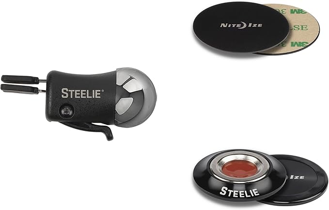 Nite Ize Steelie Vent Kit - Magnetic Cell Phone Holder for Car Vents - Phone Mount - Orbiter