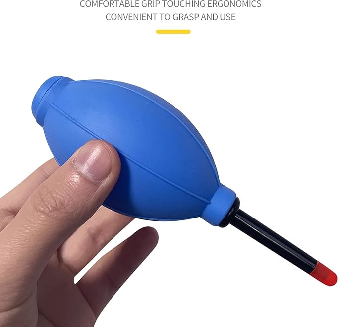 Eyelash Dryer Air Blower, Dust Blower with Metal Nozzle Cleaning Tool for Drying Eyelash Extension Glue Adhesive, Soft Gel Air Pump Air Cleaning Dust Ball Blowing