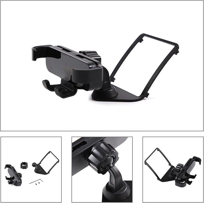 LLKUANG Car Mobile Phone Mount Compatible with BMW 3 4 Series M3 M4 F30 F31 F32 F33 F34 F36 F80 F82 F83 360-Degree Rotary Cell Phone Holder Navigation Bracket Accessories