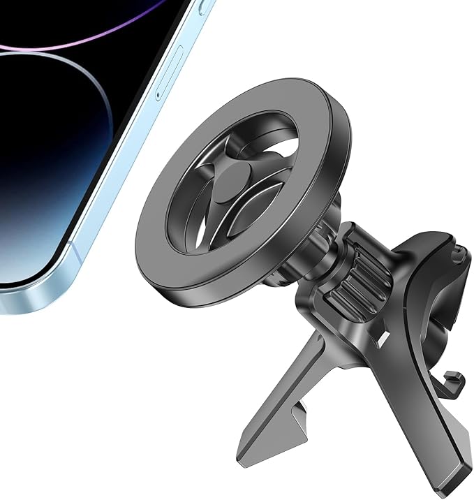 Magsafe Car Mount - 20 Super Magnets, Universal Magnetic Phone Holder for iPhone 12-16 Series & MagSafe Cases