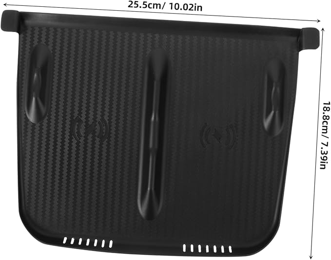 Cabilock Wireless Charging Pad Center Console Car Accessories Wireless Charger Mat Slip Silicone Cover