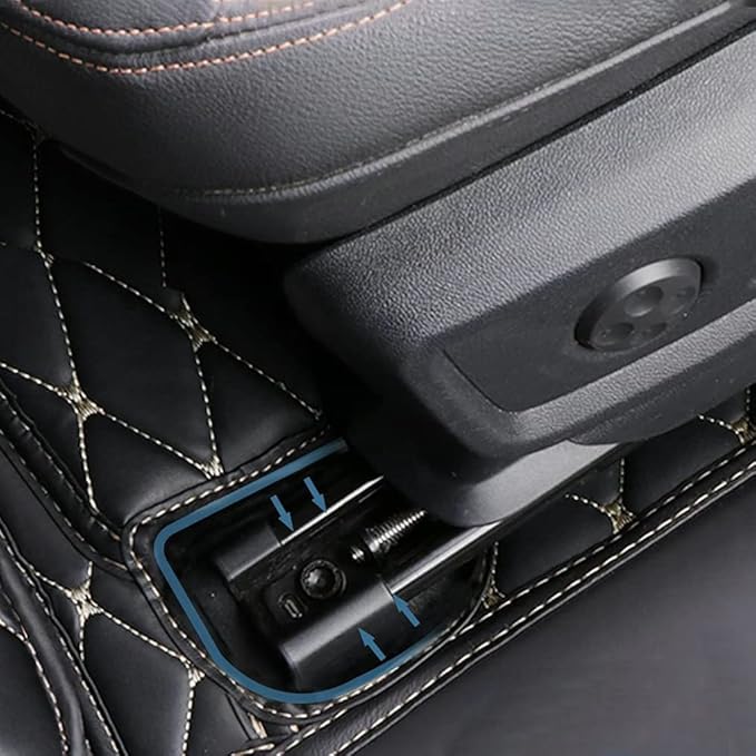 Car Floor Mats Automotive Floor Mats Vehicle Specific All Weather Protection Custom Compatible with Most of 98% Cars SUVs (Color Beige)
