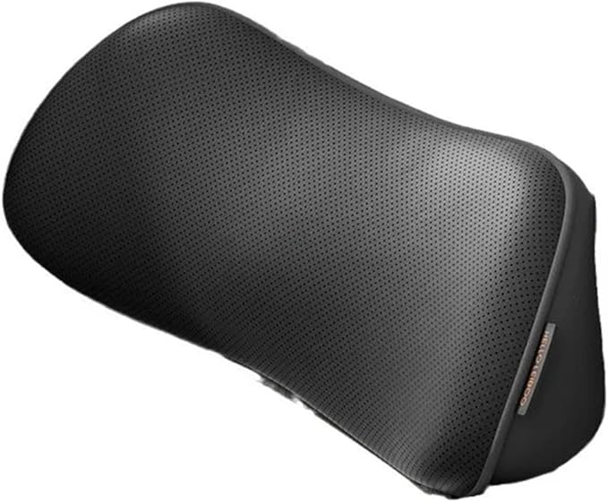 Breathable Car Seat Pillow for Lumbar Support - Waist Protection Cushion for Office and Car Use(Black)