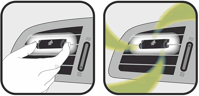 LITTLE TREES Car Air Freshener | Vent Wrap Provides Long Lasting Scent, Invisibly Fresh | 16 Air Fresheners | Vanillaroma