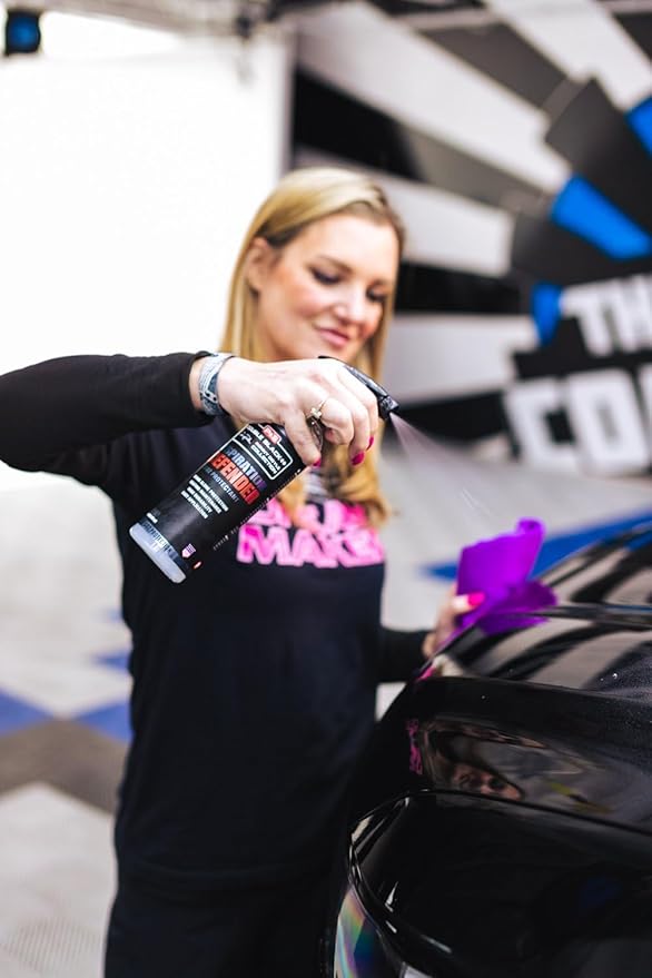 P & S Professional Detail Products Defender SiO2 Protectant Coating Topper & Standalone Sealant High-Gloss, Slick Finish Easy Spray & Wipe Renny Doyle Double Black - 16 oz Spray