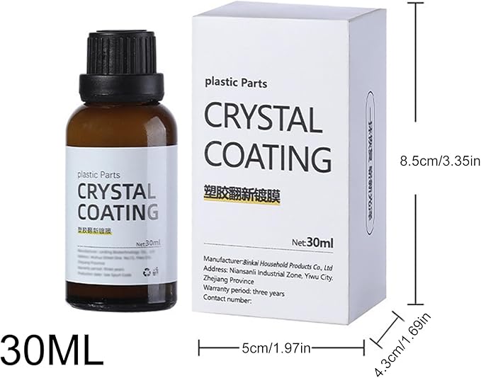 Car Restorer - Vehicle Coating Agent, Long-Lasting Protection Revitalizing Formula for Dashboard and Door Panels, Interior Trim Care, High-Gloss Shine Restorer for Professional Automotive Detailing