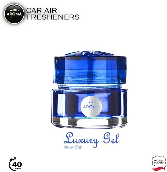 Majic Gel Car Perfumes Auto, Home and Office Air Freshener & Odor Neutralizer (1 Pack, New Car)