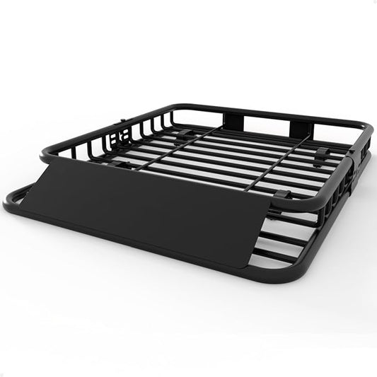 Garvee Universal Roof Rack Cargo Carrier Basket, 200 Lbs Capacity Rooftop Cargo Rack, Car Top Luggage Holder Basket Heavy Duty for SUVs, Trucks, Vehicles