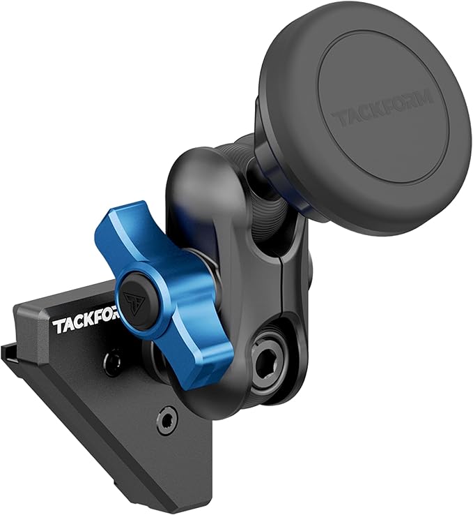 Tackform Link Vent Mount Magnetic Phone Holder - Compatible with 2021-2025 Ford F150 & Raptor, 2023-2025 Ford Super Duty | Aluminum | 2" Arm | Blue | (NOT MAGSAFE Compatible)