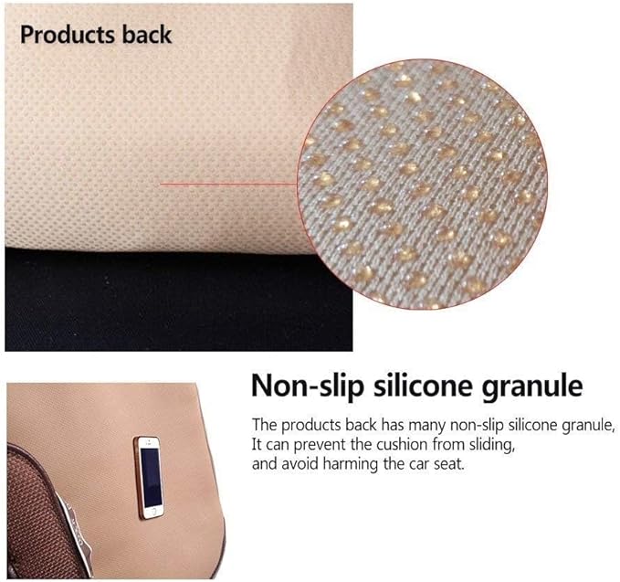 Suninbox Linen Seat Cover for Car,2 Pack Bottom Seat Covers for Trucks, Car Seat Cushion,Pads,Mat,Protector Universal Fit Most Automotive[Gray Front Seat]