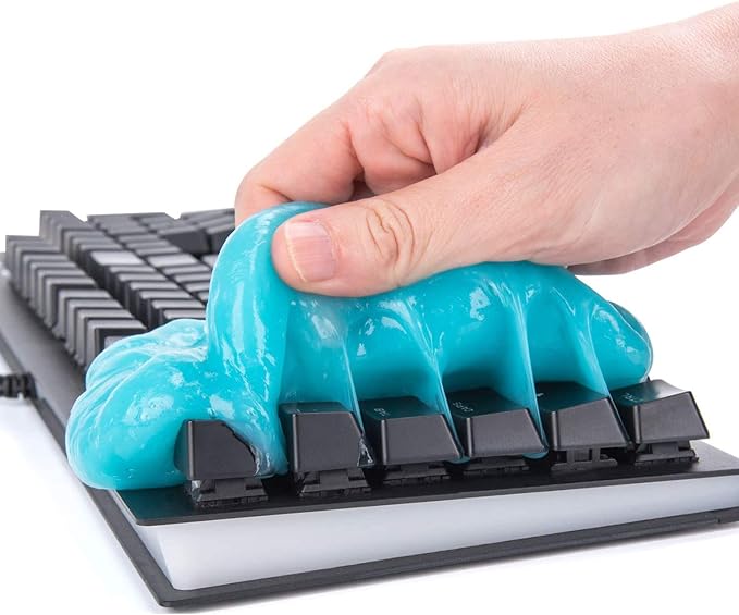 COLORCORAL Car Cleaning Gels 4-Pack,Universal Auto Detailing Tools Car Interior Cleaner Putty, Dust Cleaning Mud for PC Tablet Laptop Keyboard, Camera, Printers, Calculator (4Pack)