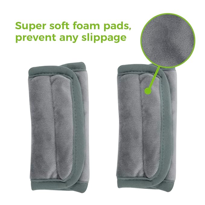 COOLBEBE Car Seat Straps Shoulder Pads for Baby Kids, Super Soft Seat Belt Covers for All Car Seats/Pushchair/Stroller/High Chair