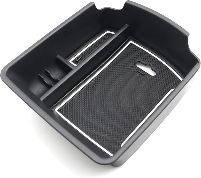 LFOTPP Seltos Center Console Organizer for 2022 2023 2024 Seltos [LX, S, EX, SX Turbo, S Turbo and Nightfall Editio] Armrest Center Console Organizer Tray 2022 2023 SeltosAccessories Secondary Insert