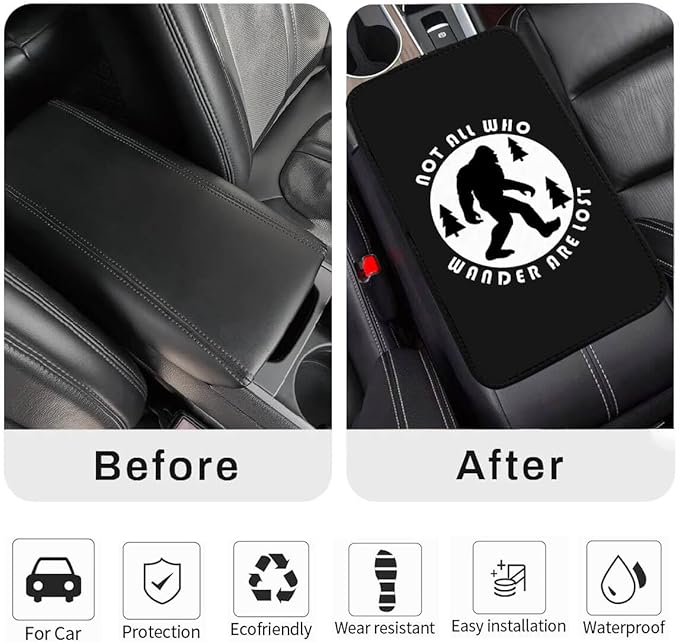 Turtle Vehicle Center Console Armrest Cover Pad,Sea Turtle Car Accessories Soft Middle Console Cushion Pad,Auto Arm Rest Mat Decor Turtles Gifts for Women Men Dad for Most Vehicle SUV Truck