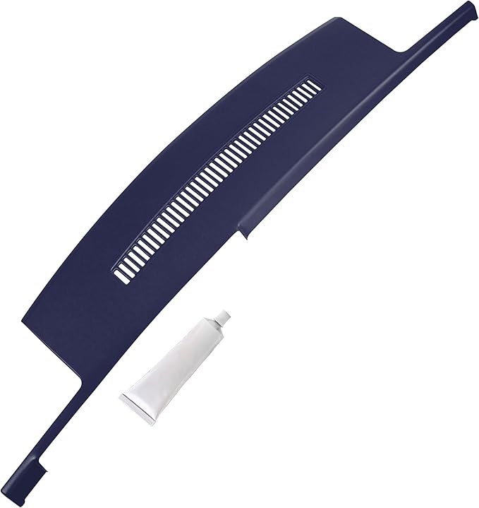 DashSkin Dash Cover Compatible 1988-1994 C1500 C2500 C3500 K1500 K2500 K3500 Silverado Sierra Tahoe Yukon Suburban in Dark Blue - Hard Molded Plastic Dashboard Cap