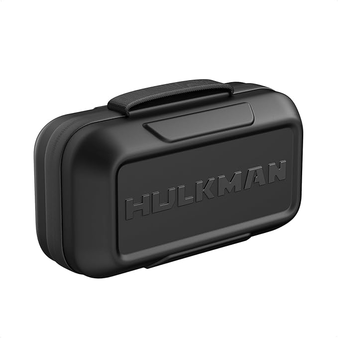 Hulkman Alpha Bag Jump Starter Case, Hard EVA Protective Carrying Bag Compatible with Alpha 85/85S/Pro Series Jump Starters, Shockproof Water-Resistant Storage Organizer for Booster Cables