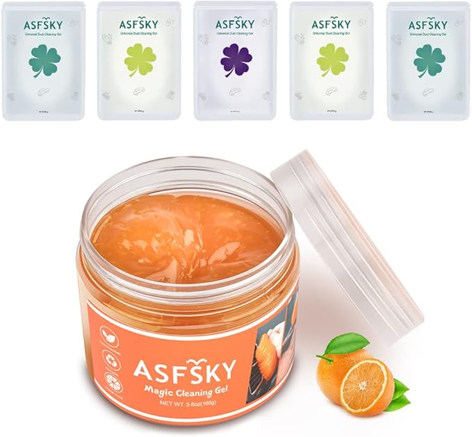 ASFSKY Car Cleaning Gel for Car Detailing Car Vent Cleaner Car Crevice Cleaner Keyboard Cleaner Cleaning Putty Dust Remover