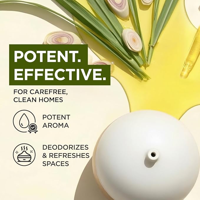 100% Pure Lemongrass Essential Oil - 4 Fl Oz - Lemongrass Oil for Hair, Skin, Diffuser, Aromatherapy & DIY Candle Making Scent