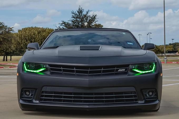 iJDMTOY RGBW Multicolor LED Circuit Board Ambient Lighting Kit Compatible with 2016-2020 Chevrolet Camaro, Control_By_Smartphone