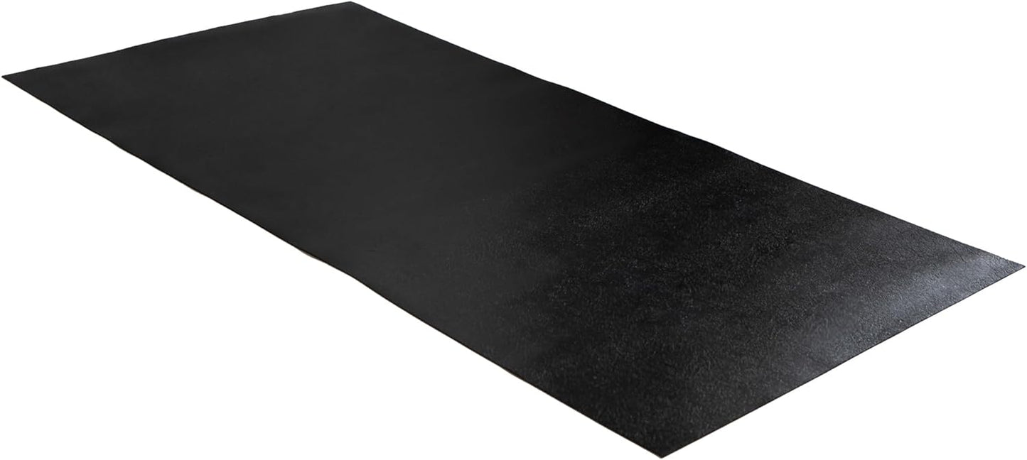 RESILIA Work Bench Mat - 48" X 96", Scratch-Resistant PVC Mats - Protect Your Workbench, Table, or Tool Station from Painting, Woodworking, Crafting, Building, & More, Black, Made in The USA