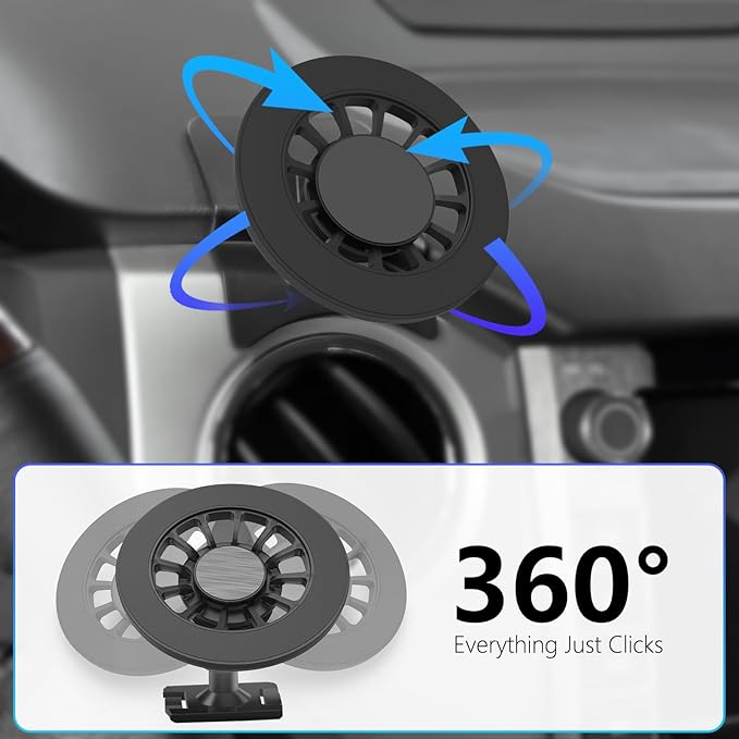 Tundra Phone Mount for Magsafe, Exclusive Fit for Toyota Tundra 2014-2021, for iPhone 17/16/15/14/13/12/Mini Series, Air Vent Toyota Tundra Accessories