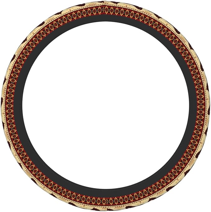 Horses Steering Wheel Cover Women 15 inch Anti-Slip Sweat Absorption Steering Wheel Covers Cute Car Accessories Decor Car SUV Sedan Vans Truck Protector