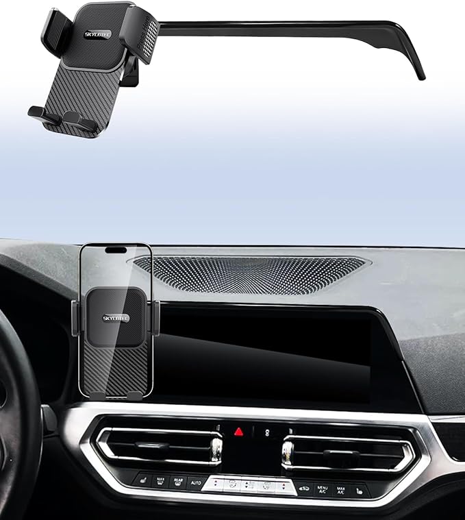 SKYLOTEC Car Phone Holder for BMW 4 Series 2021-2023/3 Series 2019-2022/2 Series 2022-2024 Accessories 10.25-Inch Screen Fixed Clip, Automobile Cradles Phone Mount, Cell Phone Base Not Block Air Vent