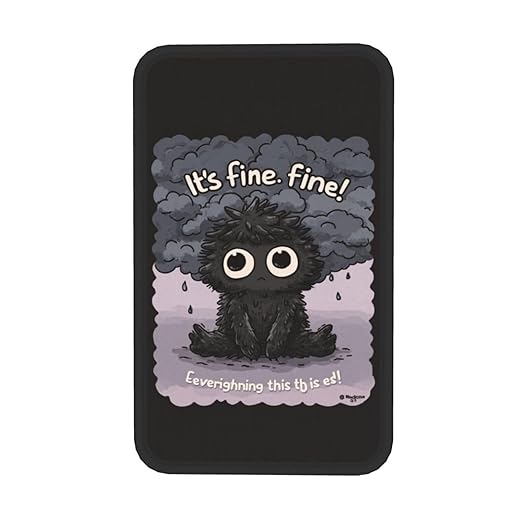 Adorable Little Black Monster Car Auto Armrest Cushion Cover Accessories Center Console Seat Box Pad Protector Universal Decoration for Most Vehicle SUV Truck