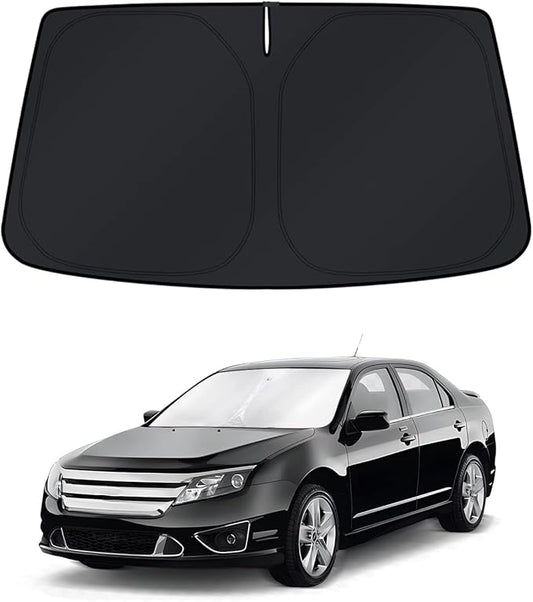 KUST Windshield Sun Shade for 2006–2012 Ford Fusion Accessories Window Shade Sun Visor Foldable Block UV Rays Keep Car Cooler