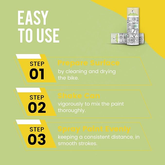 Spray.Bike Spray Paint | Designed Mainly for Bicycles | Multi-Use Acrylic Spray Paint for Metal, Plastic | High Coverage Bike Paint, 400ml, Whetstone
