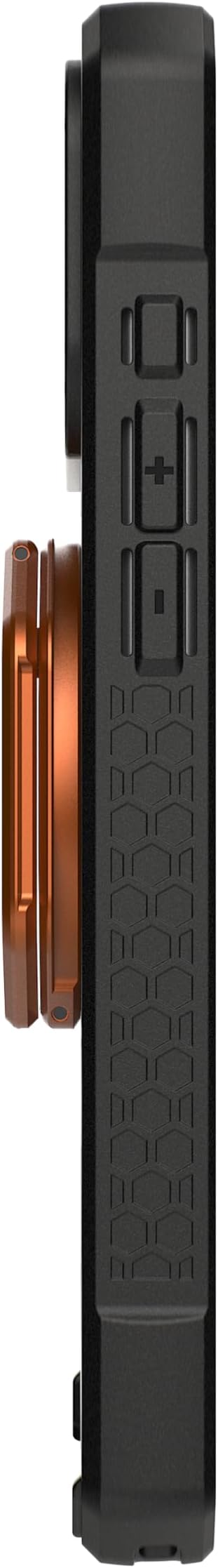 URBAN ARMOR GEAR UAG Magnetic Ring Stand Monarch Mag2 w/Built-in Bottle Opener - Ultra-Strong Double Magnet MagSafe Compatible Metal Phone Ring Grip 360 Rotation Kickstand, Burnt Orange