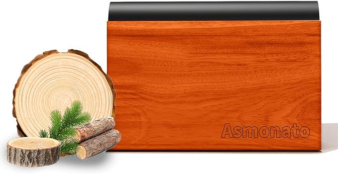Car Air Freshener-The Original Wood Air Freshener for Visor Clip - Long Lasting Car Odor Eliminator and Scent Diffuser for Cabin, Truck & SUV-Includes 1 Metal Clips-Teak