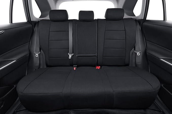 coverdream Custom Fit Seat Covers for Toyota RAV4 Adventure,TRD Off - Road 2024 2023 2022 2021 2020 2019,Full Coverage Polyester Seat Protector (Black,Full Set)
