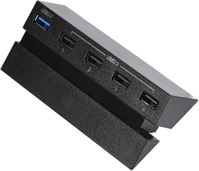 V BESTLIFE USB Hub, High Speed 5-Port USB Hub 2.0 & 3.0 Expansion Hub Game Console Controller Adapter