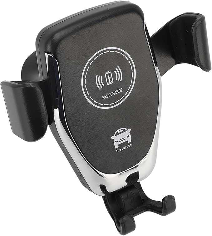 Alomejor Alomejor Car Wireless Charger Automatic Phone Holder 360 Degree Rotatable for Vent 15W Fast Charging Black for Most Cars