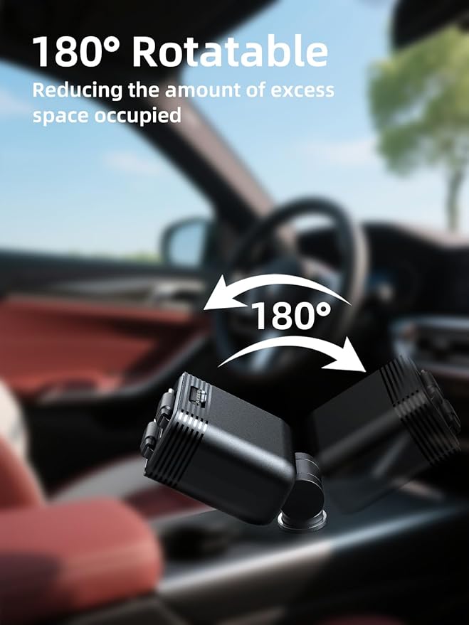AKESR 5-in-1 Retractable Car Charger for iPhone 17, 66W USB-C Car Adapter A Versatile Gift for Both Men and Women, for iPhone 17/16/15/14/13/12 and Android for Samsung S25 Series.