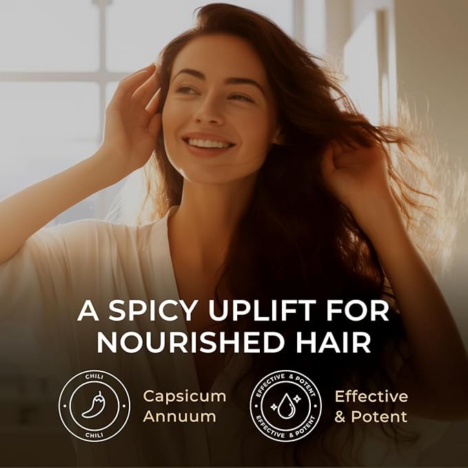 100% Pure Chili Essential Oil - 0.34 Fl Oz - Chili Oil for Hair, Skin, Diffuser, Aromatherapy & DIY Candle Making Scent