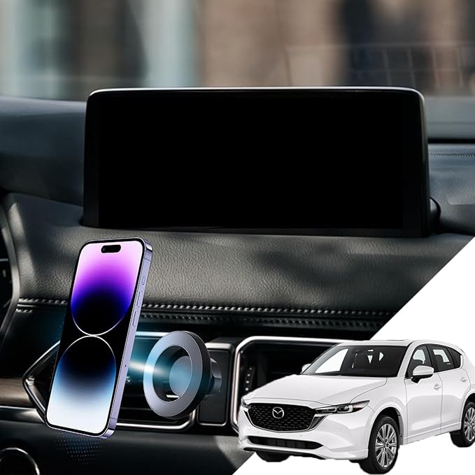 oricarmes Mazda Cx5 Phone Mount Magnetic CX-5 Phone Holder for 2026 Mazda Cx-5 Accessories Cx5 Phone Holder 2017-present Compatible for All Cell Phones