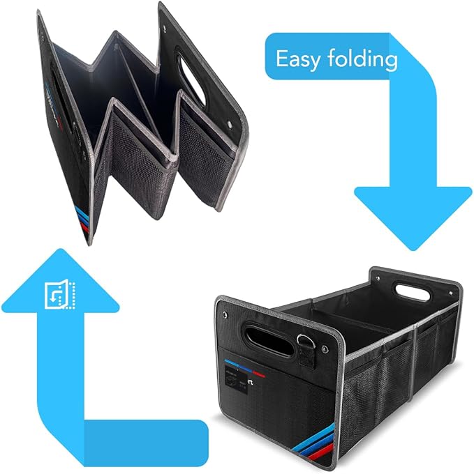 Car Trunk Organizer, Waterproof Collapsible Portable Multipurpose Storage Box, Tool Grocery bag organizer, Organizer For X1 X3 X5 E30 Suv Garage Home