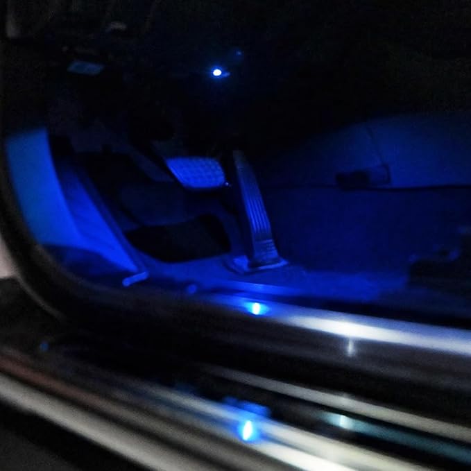 HIGH FLYING for Toyota RAV4 2019-2025 Car Accessories Under Dash Footwell Ambient LED Light Atmosphere Interior Light 1 Kit (Blue Lighted)