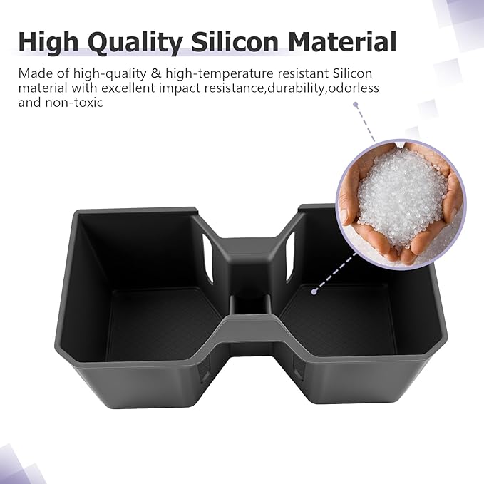LUWU 2026 4Runner Center Console Cup Holder Compatible with 2025 2026 Toyota 4Runner Interior Accessories Center Console Silicone Cup Holder Insert 4Runner 2026 Accessories 4 Runner 2026 Accessory