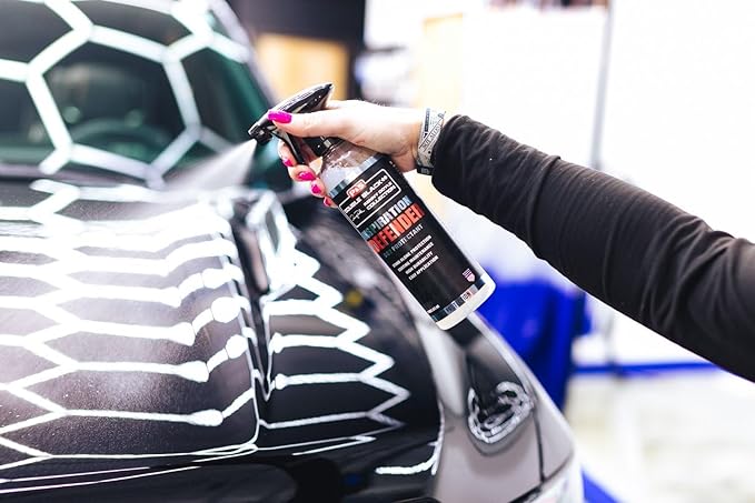 P & S Professional Detail Products Defender SiO2 Protectant Coating Topper & Standalone Sealant High-Gloss, Slick Finish Easy Spray & Wipe Renny Doyle Double Black - 16 oz Spray