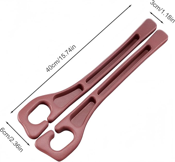 Car Seat Gap Filler, 2-Pack No Drop Seat Guard Universal Fit Car Seat Gap Plug Anti-Drop with Storage, Fill The Gap Between Seat and Console, Auto Accessories for SUV Truck Sedan (Bordeaux Red)