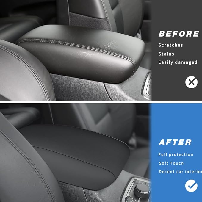INTGET Car Center Console Armrest Cover for 2011-2020 2021 Jeep Grand Cherokee Accessories Arm Rest Box Pad Console Lid Protection Saver for Grand Cherokee Console Cover(Neoprene)